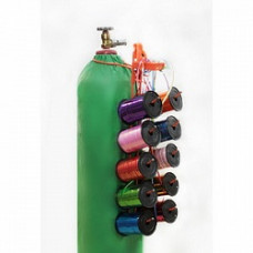 Накопитель для ленты для 10 бобин с креплениями на баллон и стену