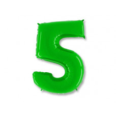 Г ЦИФРА 5 40" Яркий Лайм