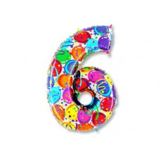 Г ЦИФРА 6 40" Шары