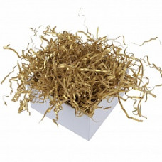 Наполнитель бумажный Насыщенное золото, Металлик, 50 г.