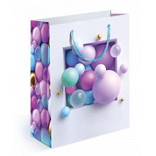 Пакет подарочный, Шары 3D, 18*23*10 см, 1 шт.