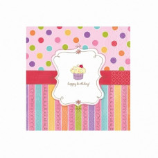 Салфетка Сладкий праздник 25см 16шт/A