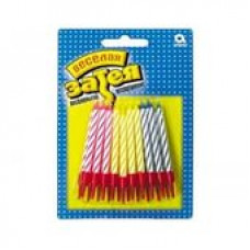 Свечи д/торта с подст 5см 20шт/А