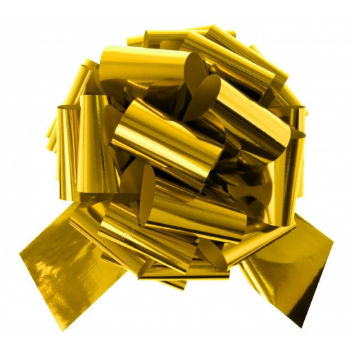 Бант Шар металлик Золото (5''/13 см), 30 шт.