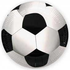 Тарелки Футбольный мяч, 9 дюймов, 1шт