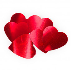 Конфетти Сердца, Красный, 17гр.