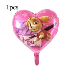 Шар (18''/46 см) Сердце, Скай, розовый