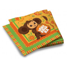 Салфетки, Чебурашка, 33*33 см, 20 шт.