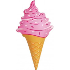 Шар (31''/79 см) Фигура, Мороженое, Вафельный рожок, Розовый, 1 шт.
