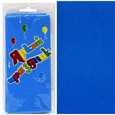 Скатерть одноразовая, Синий, 120*140 см, 1 шт.