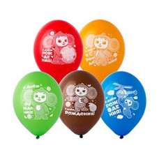 Шар с рисунком 14" С ДР Чебурашка