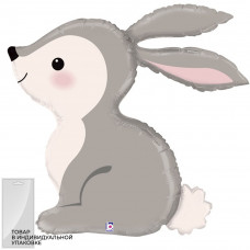 Шар (31''/79 см) Фигура, Лесной Заяц, 1 шт. в уп.