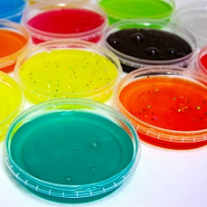 Супер Слайм, Лизун-антистресс, Золотые искры, Черный, 1 шт.