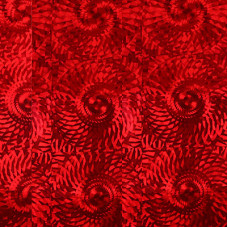 Упаковачная бумага голография Красный 100х70см