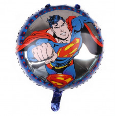 Шар (18"/46 см) Круг, Супер Мэн кулак.