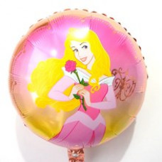 Шар (18"/46 см) Круг, принцесса, Спящая Красавица