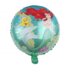 Шар (18"/46 см) Круг, Русалочка.