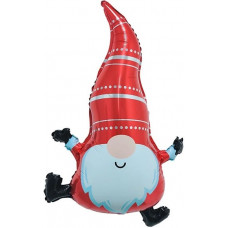 Шар (31''/79 см) Фигура, Новогодний гном, 1 шт.