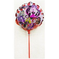 Шар (9"/23 см) Мини-круг, Монстр Хай