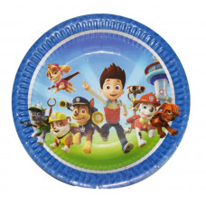 Тарелка, Щенячий патруль, 7 дюйм, 10шт.