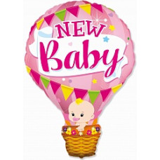 Шар (36''/91 см) Фигура, Воздушный шар для девочки, Розовый, 1 шт.