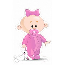 Наклейка "Малышка" 140*230мм