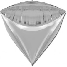 А 3D АЛМАЗ Б/РИС 17" Металлик Silver