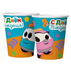 Стаканы (250 мл) Грузовичок Лёва, 6 шт.