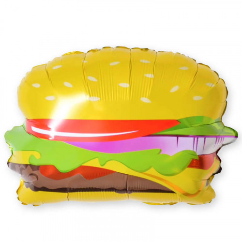 Шар (21''/53 см) Фигура, Гамбургер, 1 шт.