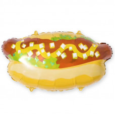 Шар (24''/61 см) Фигура, Хот-дог, 1 шт.