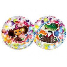 Ф 18" Чебурашка С ДНЕМ РОЖДЕНИЯ/FM