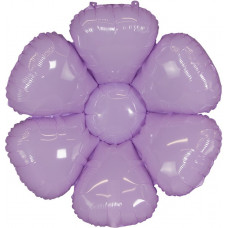 Шар с клапаном (17''/43 см) Мини-цветок, Ромашка, Сиреневый, 1 шт.