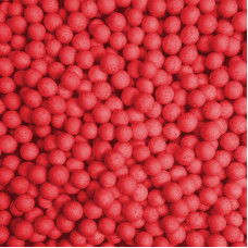 Шарики пенопласт, Красный, 6-8 мм, 10 гр.