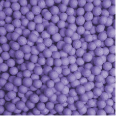Шарики пенопласт, Фиолетовый, 6-8 мм, 10 гр.