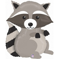 Шар (36''/91 см) Фигура, Лесной Енот, 1 шт.