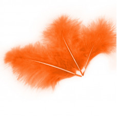 Перья Оранжевые, 30шт