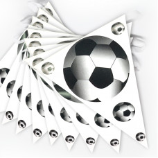 Гирлянда флажки Футбольный мяч, 300см