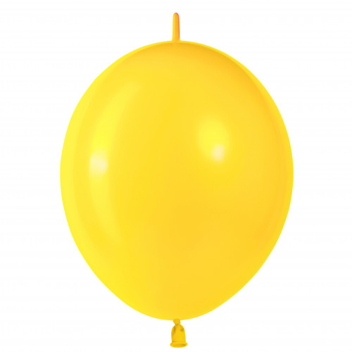 Линколун (6''/15 см) Желтый, пастель, 100 шт.