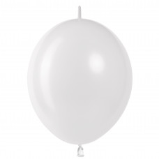 Линколун (12''/30 см) Белый, пастель, 50 шт.