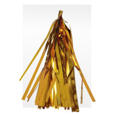 Гирлянда Тассел, Золото, фольга, 3 м, 12 листов