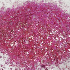 Конфетти Блестки, Розовый голография, фольга, 20гр.
