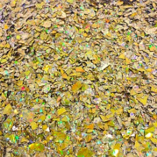 Конфетти Блестки, Золото, голография, фольга, 20гр.