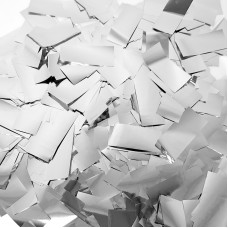 Конфетти фольга, Прямоугольники, Серебро, 50гр