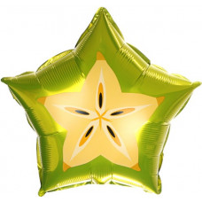 Шар (18''/46 см) Звезда, Карамбола, 1 шт.