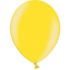 Шар (10''/25 см) Желтый, металлик, 100 шт.