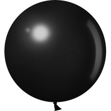 Шар (36''/91 см) Черный, пастель, 3 шт.
