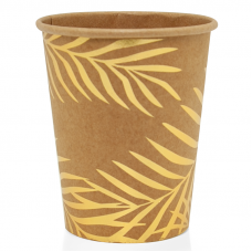 Стаканы (250 мл) Золотые листья, Крафт, 6 шт.