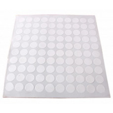 Двухсторонние клейкие круги на листе