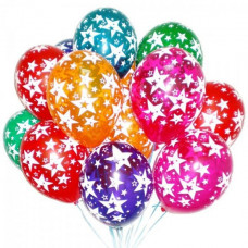 Шелкография пастель 12" Звезды Большие