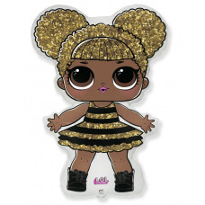 Шар (34''/86 см) Фигура, Кукла ЛОЛ (LOL), Сияющая Королева, 1 шт.